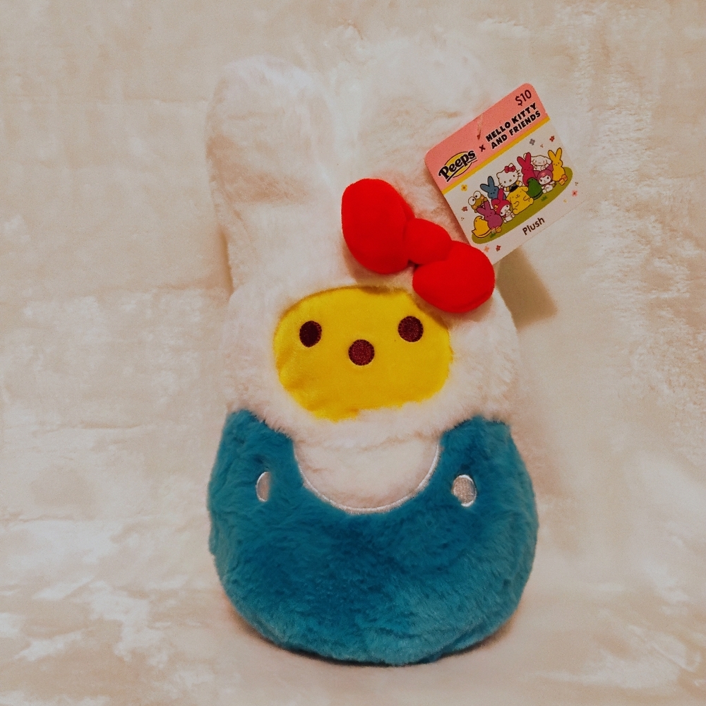 Hello Kitty Peeps X Easter Bunny Plush Stuffed Toy Animal 12" NEW NWT